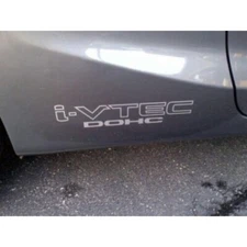 Set of 2 9" Honda Vtech Vinyl Decal Stickers; Civic, Prelude, Type R, S2000