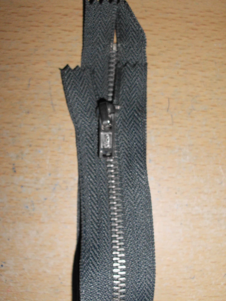 SBS Marken Metal Jeanshosen Reißverschluß 20 cm Farbe : Grau ( 257 )