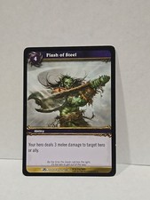 World Of Warcraft Through The Dark Portal Flash Of Steal 142/319 TCG Card
