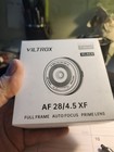 Used Viltrox X-Mount AF 28/4.5 XF Lens. Mint. — photo 1
