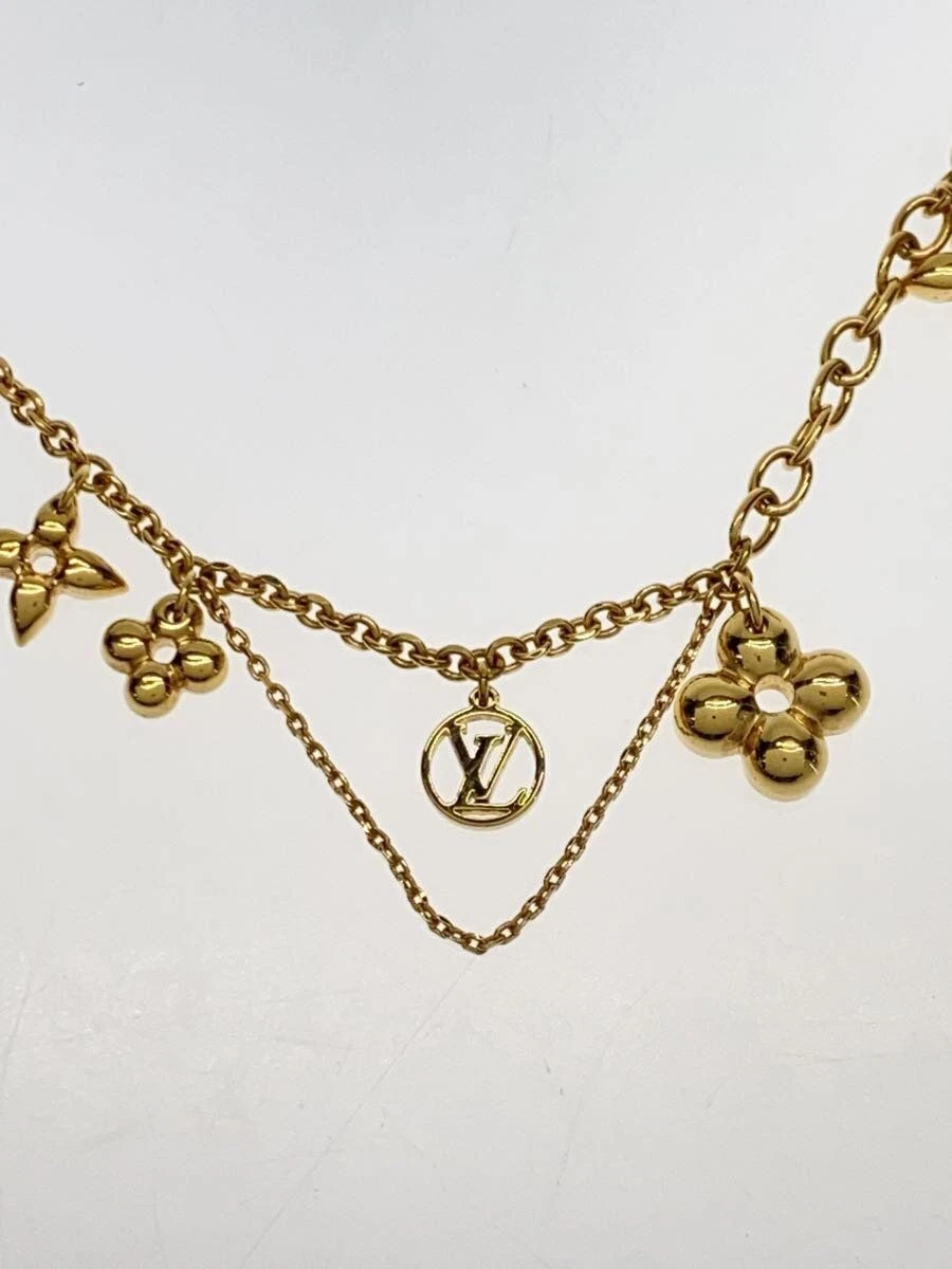 LOUIS VUITTON（LV） Collana LOUIS VUITTON collier fioritura_top donna placcato oro GLD usata