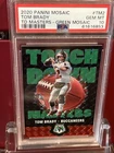 2020 Panini Mosaic #TM2 Tom Brady TD Masters-Green Mosaic PSA 10