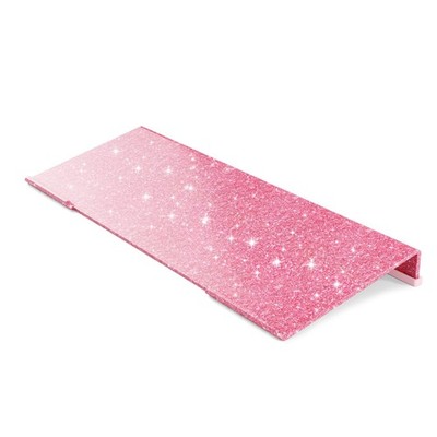 Ergonomic Computer Keyboard Stand - Glitter Pink Acrylic Keyboard Riser Tilte...