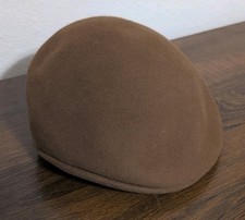 Borsalino Alessandria 1857 Felt Small Brim Newsboy Cap Sz Large