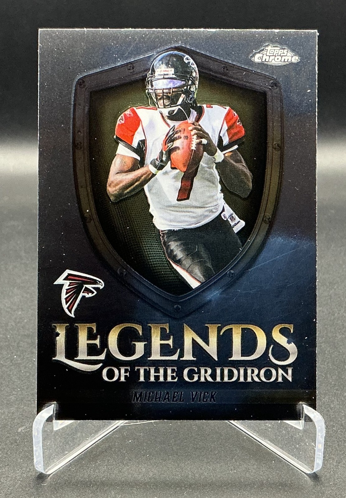 2025 Topps Chrome - Legends of the Gridiron Michael Vick #LOG-2 - Falcons