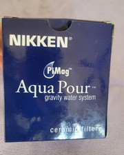 Nikken PiMag Aqua Pour Ceramic Filter for Aqua Pour Gravity Water System, White
