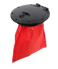 Marine Boat Kayak Canoe 6'' Deck Plate Hatch Cover Storage Bag Twist Lock