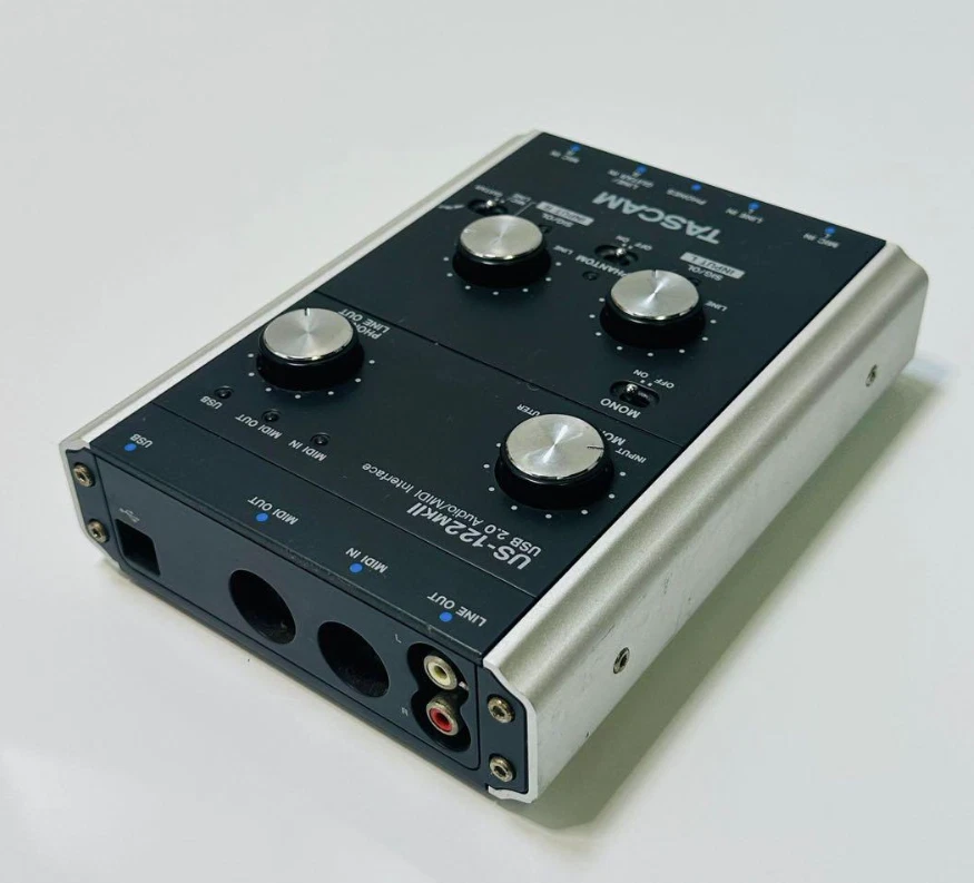 TASCAM US-122MKII USB2.0 Audio / MIDI Interface TEAC 2IN/2OUT 24bit/96kHz - Image 2 of 4