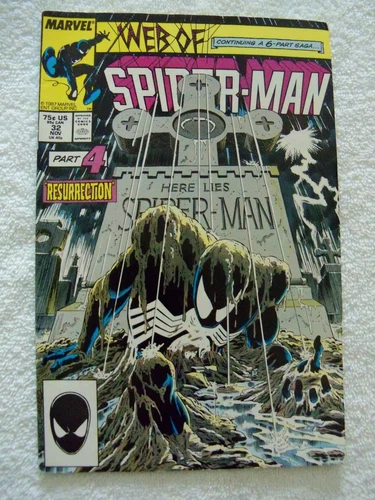 Web of Spider-Man #32 (Marvel Comics November 1987) Vintage