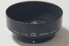 Vintage Nikon Nippon Kogaku 5.8cm f1.4 Metal Hood 52mm Spring Type Rare