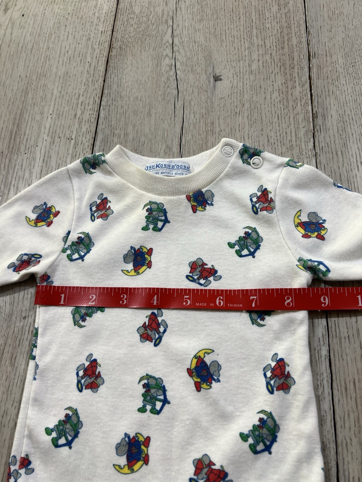 Vintage Oshkosh B’Gosh Fairytale Storybook Mice Overall Set Size 3-6 Months image 8