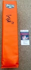 COOPER DEJEAN SIGNED Endzone Pylon JSA COA PHILADELPHIA EAGLES IOWA HAWKEYES
