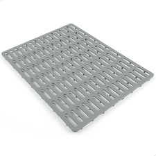 Kitchen Sink Mat, Sink Protector, Silicone Mat, Heat Resistant, No Smell, Raised