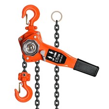 6 Ton Lever Chain Hoist Come Along 10 FT 13200lbs Capacity G80 Galvanized