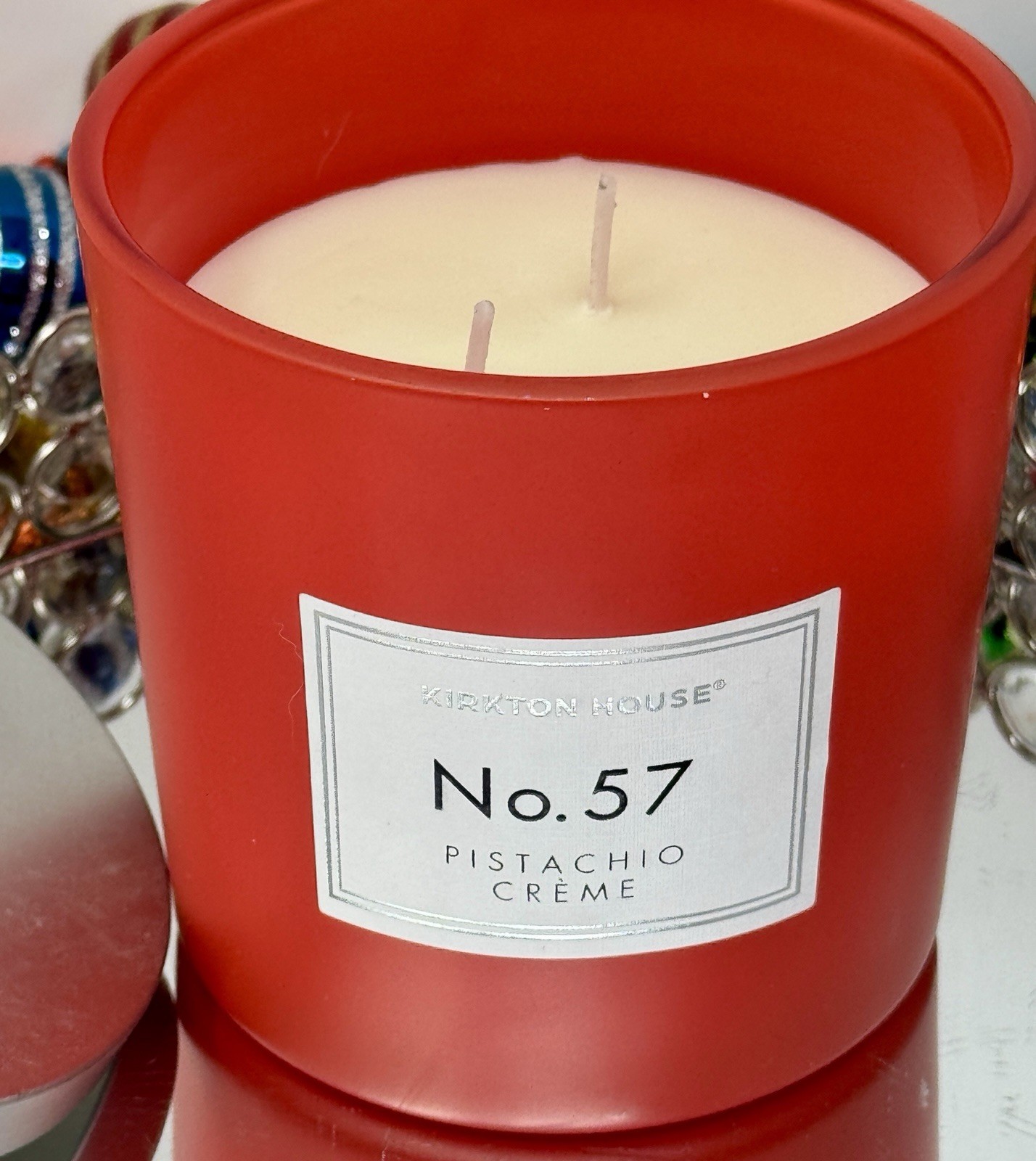 Huntington Home No. 57 Candle Rare Pistachio creme - 11.6 Oz-Red