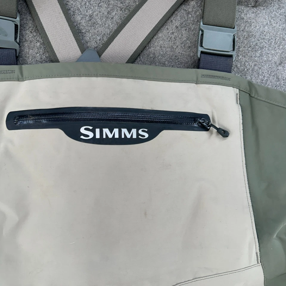 Simms Wadders Womens LF Green Bib Tributary Stockingfoot Fishing Wading Gear - Image 2 of 4