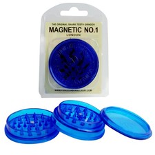 No.1 Plastic Shark Teeth Grinder Crusher 60mm 3 Part Assorted Colours