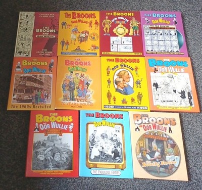 THE BROONS AND OOR WULLIE HARDBACK ANNUAL BOOKS BUNDLE QTY OF 11 ISSUES MODERN