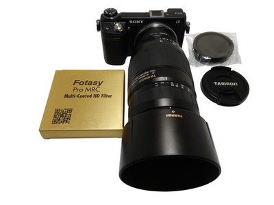 Sony E-mount adapted TAMRON 75-300 mm F/4-5.6 LD model 672D Telephoto Zoom Lens