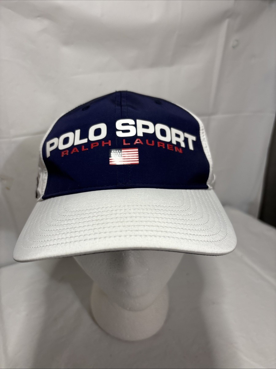 Polo Sport キャップ 星条旗 Ralph Lauren Polo Sport USA Flag Cruise Navy White Baseball