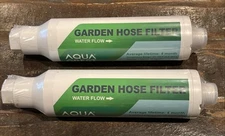 (2)Replacement for Mist Cooling System Garden Hose Water Filter by AQUA CREST