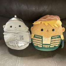 Squishmallows Wicked Tin Man Wicked Scarecrow Plush Set The Wizard of Oz BNWT