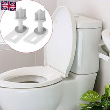 2Pc Plastic Toilet Seat Screw Nuts Toilet Lid Hinge Bolt Screw Replacement Parts