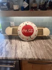 Vintage WORKING Coca-Cola Button Wall Clock from the 1940’s