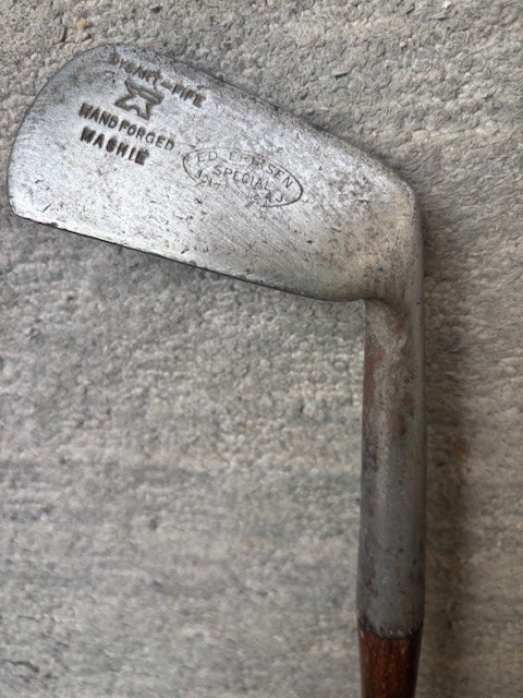 Dysart-Fife Ed Ericksen Somerville, NJ mashie hickory shaft golf club