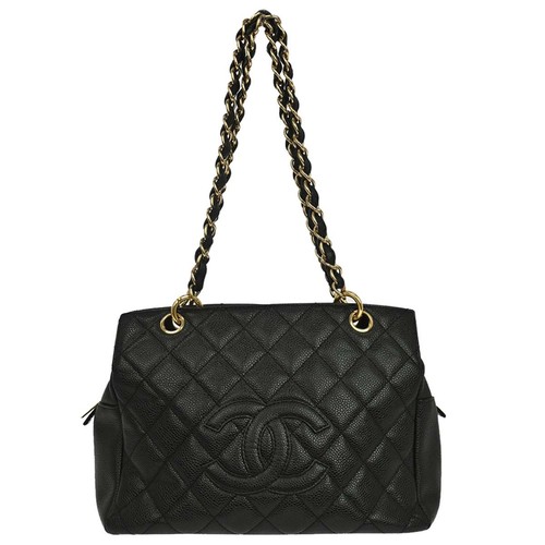 Chanel Black Calfskin Petite Timeless Tote PTT Chain Handbag 187797 - Picture 1 of 15