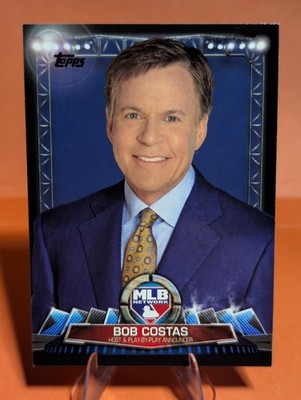 UNIQUE!!!  2017 Topps MLB Network Bob Costas #MLBN-11
