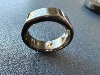Oura Ring Gen 3 Heritage Black Size 11 Activity Tracker Smart Wellness Ring