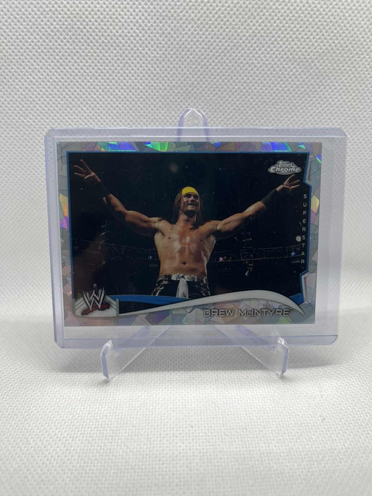 DREW McINTYRE 2014 Topps Chrome WWE Atomic Refractor #66