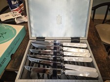 Kirk & Matz Sheffield Steak Knives Set of 6 M...