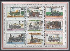 Grenade - Courrier 1992 Yvert 2152/60 ** Mnh Trains