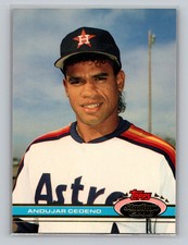 Andujar Cedeno 476 1991 Topps Stadium Club Rookie Card NM Sports Card. rookie card picture