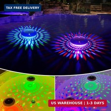 Solar Floating Pool Lights, RGB Color Changing Pool Floating Light, IP68