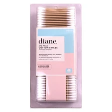Diane 3" Wood Cotton Swabs 375pk – Natural, Long Cotton Tip Applicators