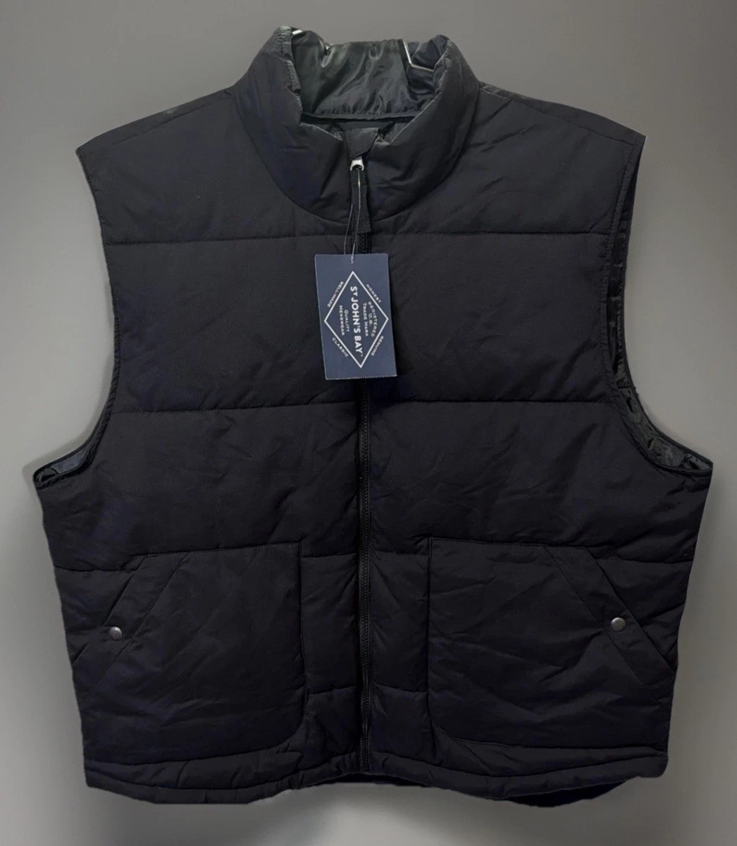 St. John's Bay Vest Coats, Jackets & Vests Polyester Outer Shell
