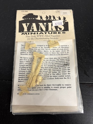 #ad Yanks Miniatures 9602 WWII Allied Figurine Model 1 35 Scale $18.99