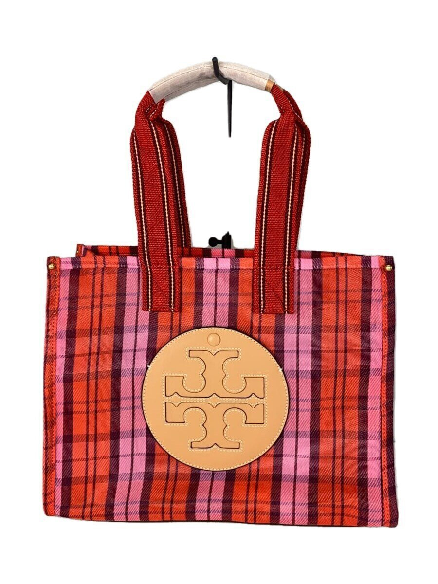 TORY BURCH ◇ Tote Bag / - / RED / Check / 10008684 | eBay