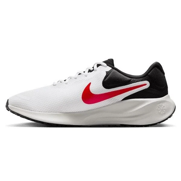 Nike Revolution 7 Running Shoes White Black Fire Red Men's Shoes Size FB2207-102