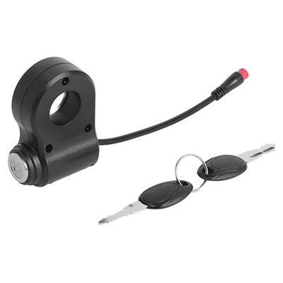 Anti Theft Keyed Lock For 2pin Scooter Throttle Accelerator Power Switches Part