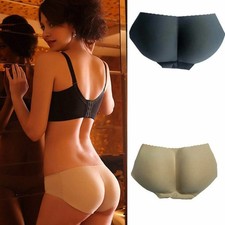 Women Padded Buttock Shapewear Underwear Briefs Knickers Bum Lift Enhancer Pants