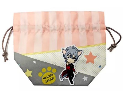 The idolmaster SideM Natsuki Sakaki Drawstring Pouch 125mm Bag Character