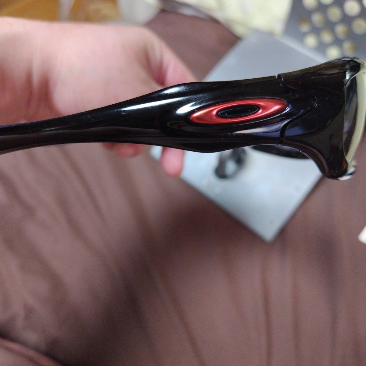 Oakley Straight Jacket Ducati Sunglasses Black Iridium W6.5in Used 