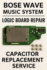 Bose Wave Logic Board Repair AWRCC1 /AWRCC2 – Fix CD Skips, Please Wait, Reboot