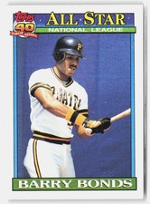 1991 Topps #401 Barry Bonds