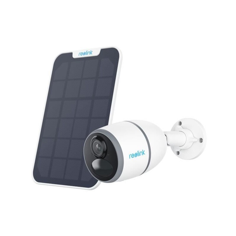 Caméra extérieure REOLINK G330 sans fil avec panneau solaire et vision nocturne - Blanc