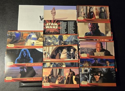 Vintage 1999 Star Wars Episode 1 Topps Widevision Trading Cards Complete Set